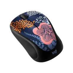 Logitech Wireless Ambidextrous Optical Mouse, Multicolor (910-006552)