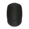 Logitech Wireless Ambidextrous 2.4 GHz Mouse, Black (910-004940)
