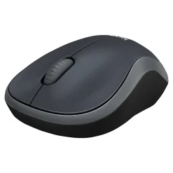 Logitech Wireless Ambidextrous Optical Mouse, Gray (910-003888)