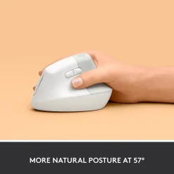 Logitech Wireless Bluetooth USB Mouse, Off-White (910-006469)