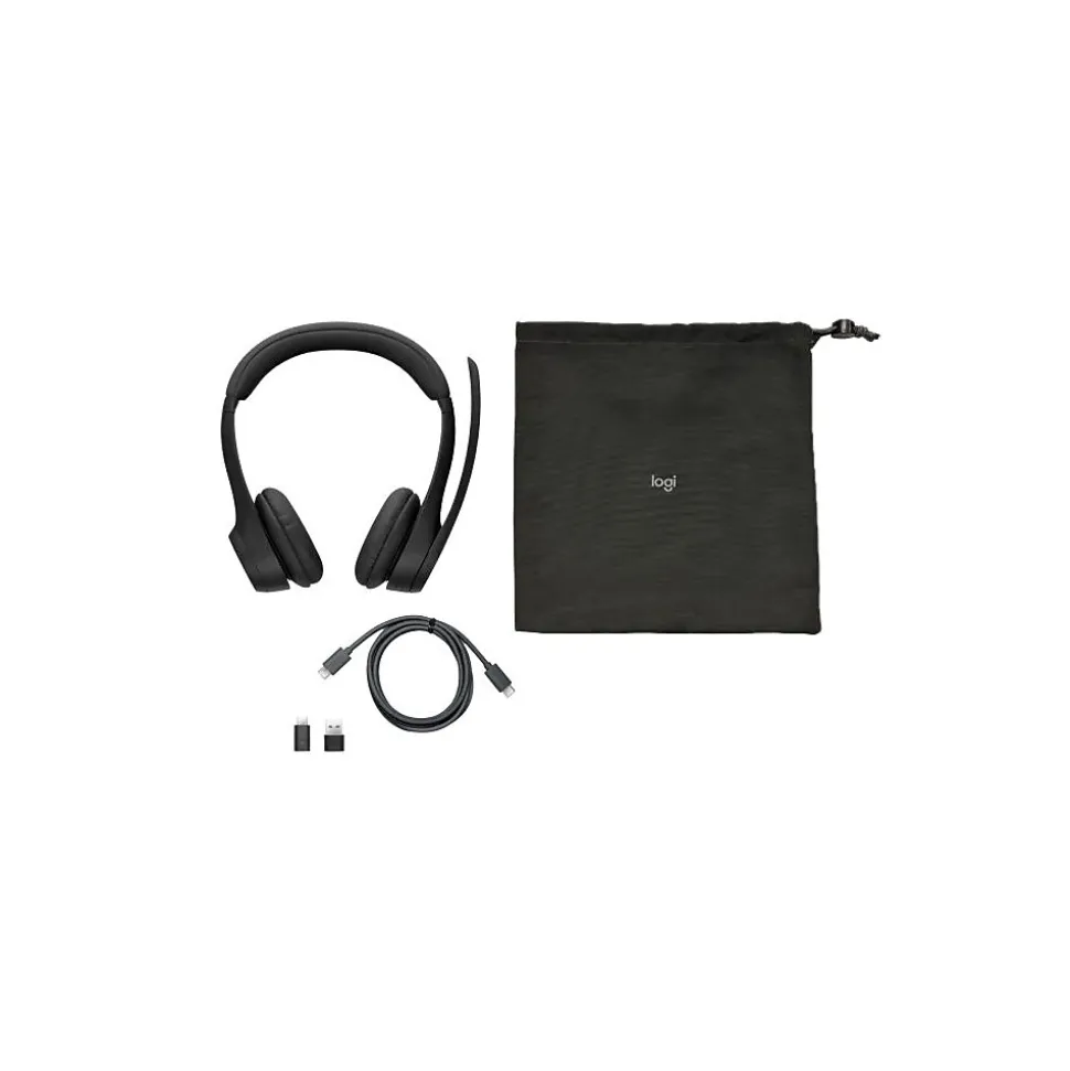 Logitech Zone 305 Wireless Headset ,Teams, Black ,B2B With Dongle (981-001450)