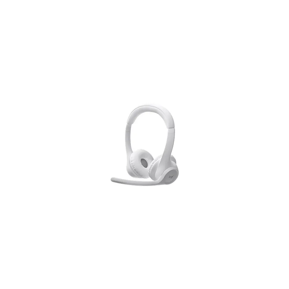 Logitech Zone 300 Wireless Noise Canceling Over-Ear, Bluetooth, White (981-001416)