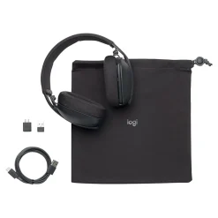 Logitech Zone Vibe 125 Noise Canceling Bluetooth Mobile Headset, Graphite (981-001198)