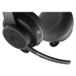 Logitech Zone Wireless Plus UC Bluetooth Stereo Mobile Headset, Black (981-000918)