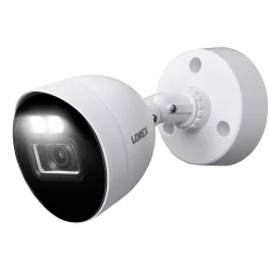 Lorex Fusion 4K 8.0-MP 20-Camera-Capable 2-TB DVR System with 8 Wired Smart Deterrence Cameras, White (D863A62B-8DA8)