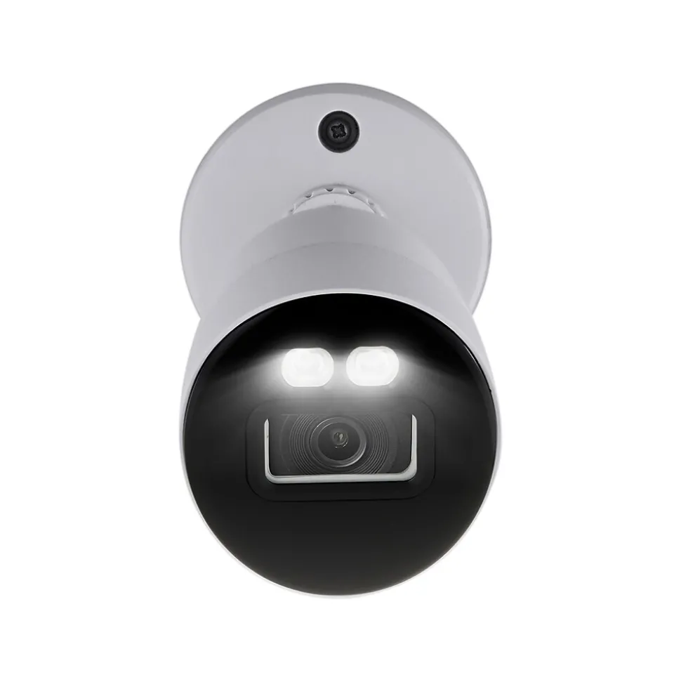 Lorex Fusion 4K 8.0-MP 20-Camera-Capable 2-TB DVR System with 8 Wired Smart Deterrence Cameras, White (D863A62B-8DA8)