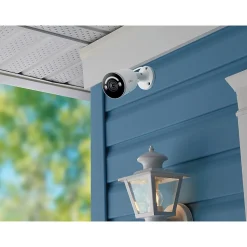 Lorex Fusion 4K 8.0-MP 16-Camera-Capable 4-TB NVR System with 8 IP Smart-Deterrence Bullet Cameras, White (N864A64B-8AB8)