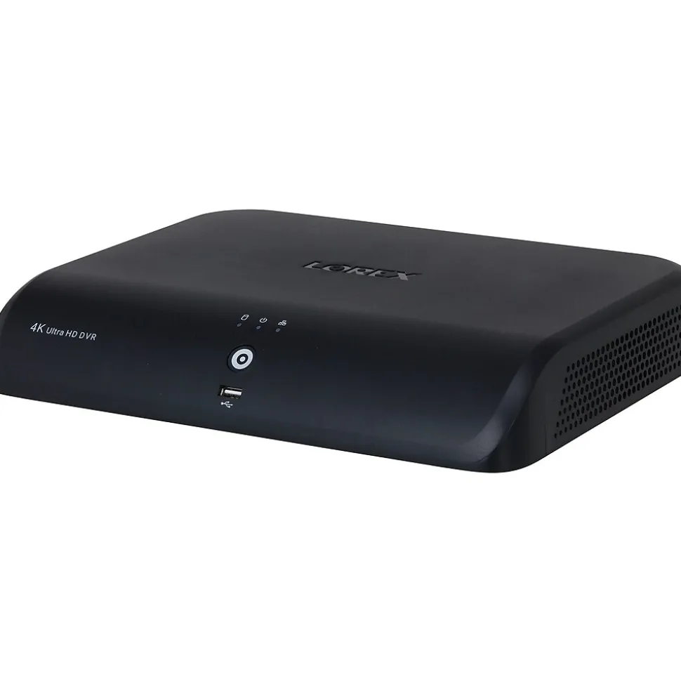 Lorex Fusion 4K 8.0-MP 12-Camera-Capable 2-TB DVR System with 4 Wired Smart Deterrence Cameras, White (D881A82B-8DA4-E)