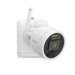 Lorex 2K 4.0-MP 8-Camera-Capable 32-GB NVR System with 4 Outdoor Wi-Fi Battery Security Cameras, White (L4248D-4AA4-E)