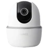 Lorex 2K QHD Indoor Wi-Fi Smart Pan-and-Tilt Security Camera with Person Detection, White (W462AQC-E)
