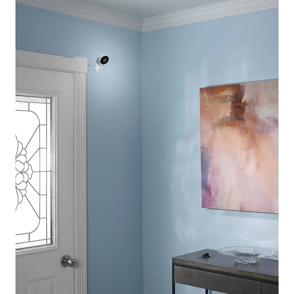 Lorex 2K QHD Indoor Wi-Fi Smart Security Camera with Person Detection, White (W461ASC-E)