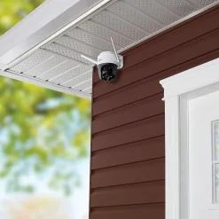 Lorex 2K QHD Outdoor Pan-Tilt Wi-Fi Security Camera, White (LORF461AQDE)