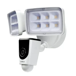 Lorex 1080p Full HD Wi-Fi Floodlight Camera, White (V261LCD-E)