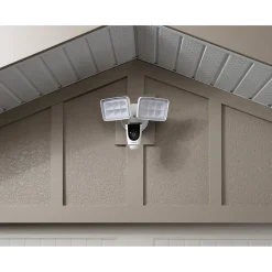 Lorex 1080p Full HD Wi-Fi Floodlight Camera, White (V261LCD-E)