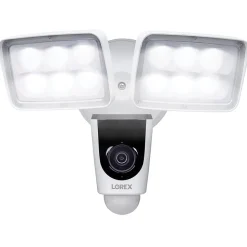 Lorex 1080p Full HD Wi-Fi Floodlight Camera, White (V261LCD-E)