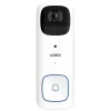Lorex Wi-Fi 2K Wired/Wireless Smart Video Doorbell, White (B463AJD-E)