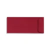 LUX 4 1/8" x 9 1/2" #10 70lbs. Open End Envelopes, Garnet Red, 50/Pack