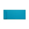 LUX 4 1/8" x 9 1/2" #10 80lbs. Open End Envelopes, Pool Blue, 50/Pack