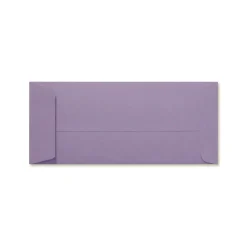 LUX 4 1/8" x 9 1/2" #10 80lbs. Open End Envelopes, Wisteria Purple, 50/Pack