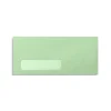 LUX 4 1/8" x 9 1/2" #10 Window Envelopes, Pastel Green, 50/Pack (4058-50)