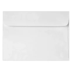 LUX 5 1/2 x 8 1/2 Booklet Envelopes 50/Pack, 24lb. Bright White (49420-50)