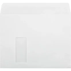LUX 8 3/4 x 11 1/2 Booklet Window Envelopes 50/Pack, 28lb. White (811BW-28W-50)