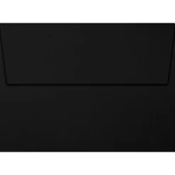 LUX 5 1/4" x 7 1/4" 80lbs. A7 Invitation Envelopes W/Peel & Press, Midnight Black