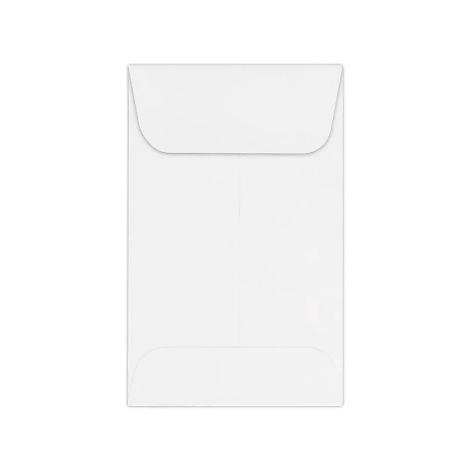 LUX #1 Coin Envelopes (2-1/4 x 3-1/2) 50/Pack, 24lb. Bright White (94623-50)