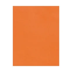 LUX 100 lb. Cardstock Paper, 12" x 18", Mandarin, 500 Sheets/Pack (1218-C-11-500)