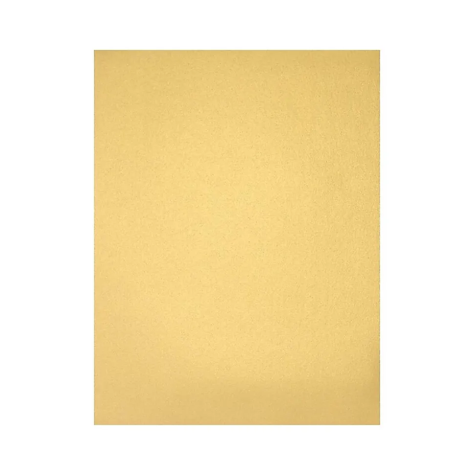 LUX 105 lb. Cardstock Paper, 8.5" x 11", Gold Metallic, 50 Sheets/Pack (81211-C-40-50)
