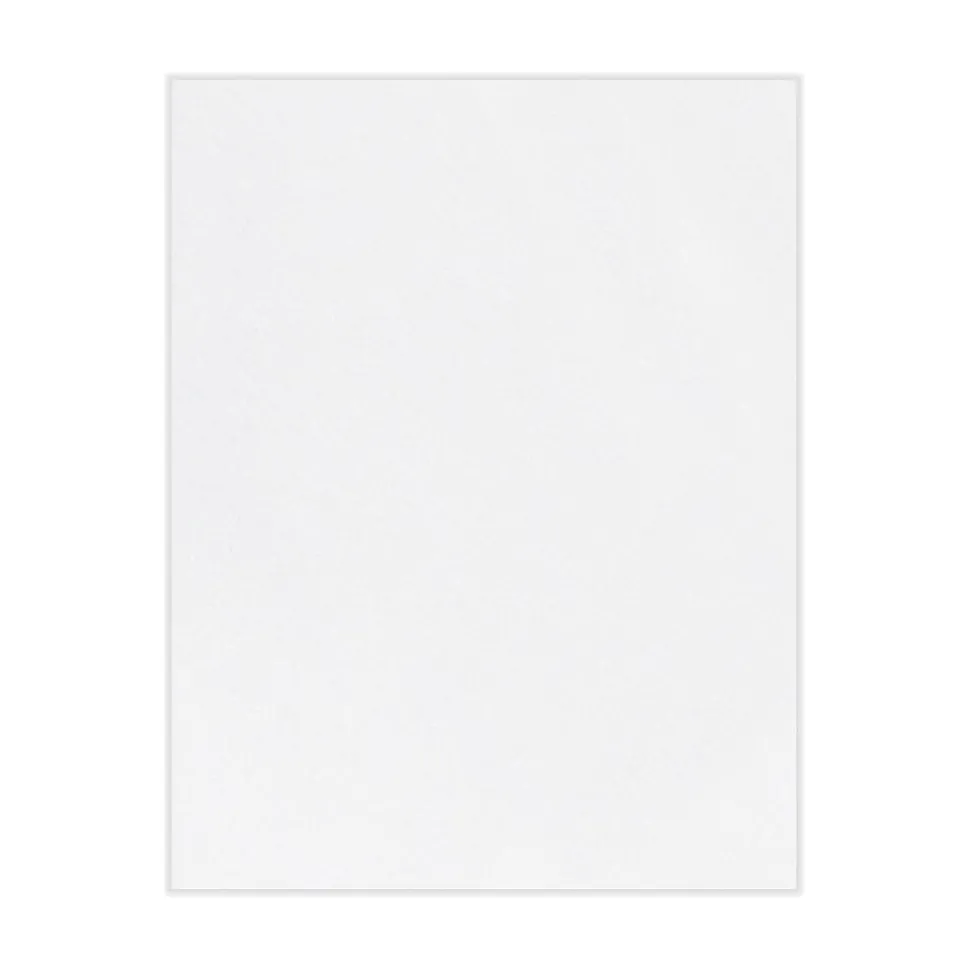 LUX 80 lb. Cardstock Paper, 8.5" x 11", Bright White, 50 Sheets (81211-C-98-50)