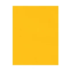 LUX 100 lb. Cardstock Paper, 8.5" x 11", Sunflower Yellow, 250 Sheets/Pack (81211-C-84-250)