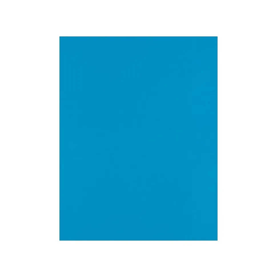 LUX 65 lb. Cardstock Paper, 8.5" x 11", Pool Blue, 500 Sheets/Pack (81211-C-198-500)