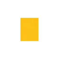 LUX 100 lb. Cardstock Paper, 11" x 17", Sunflower, 50 Sheets/Ream (1117-C-12-50)