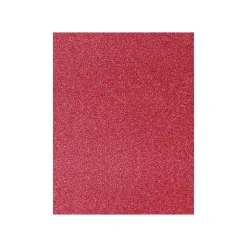 LUX 105 lb. Cardstock Paper, 8.5" x 11", Holiday Red Sparkle, 50 Sheets/Pack (81211-C-MS08-50)