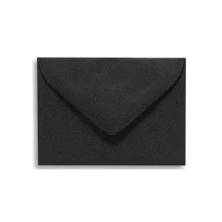 LUX #17 Mini Envelopes (2 11/16 x 3 11/16) 50/Box, Midnight Black (MINBLK-50)
