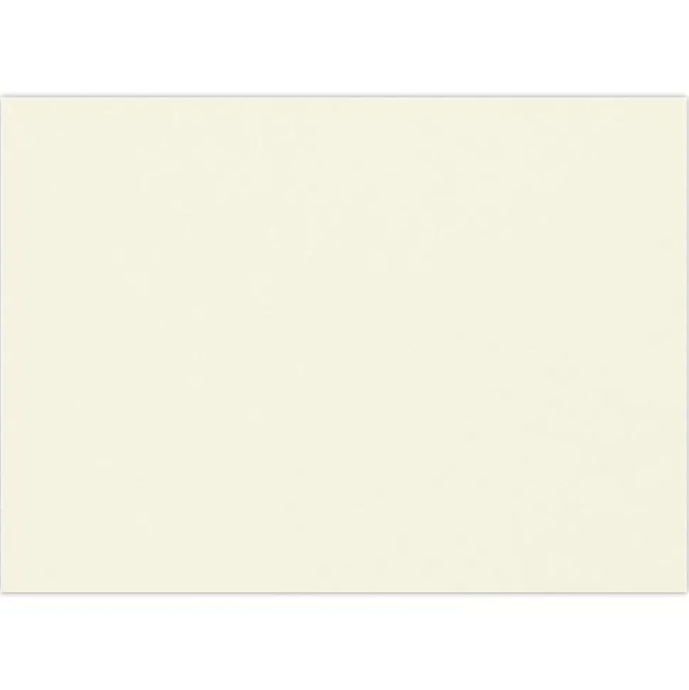 LUX #17 Mini Flat Card (2 9/16 x 3 9/16) 50/Pack, Natural (LEVC933-50)