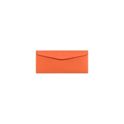 LUX #9 Regular Envelopes, 3 7/8" x 8 7/8", Bright Orange, 50 Qty (WS-2032-50)