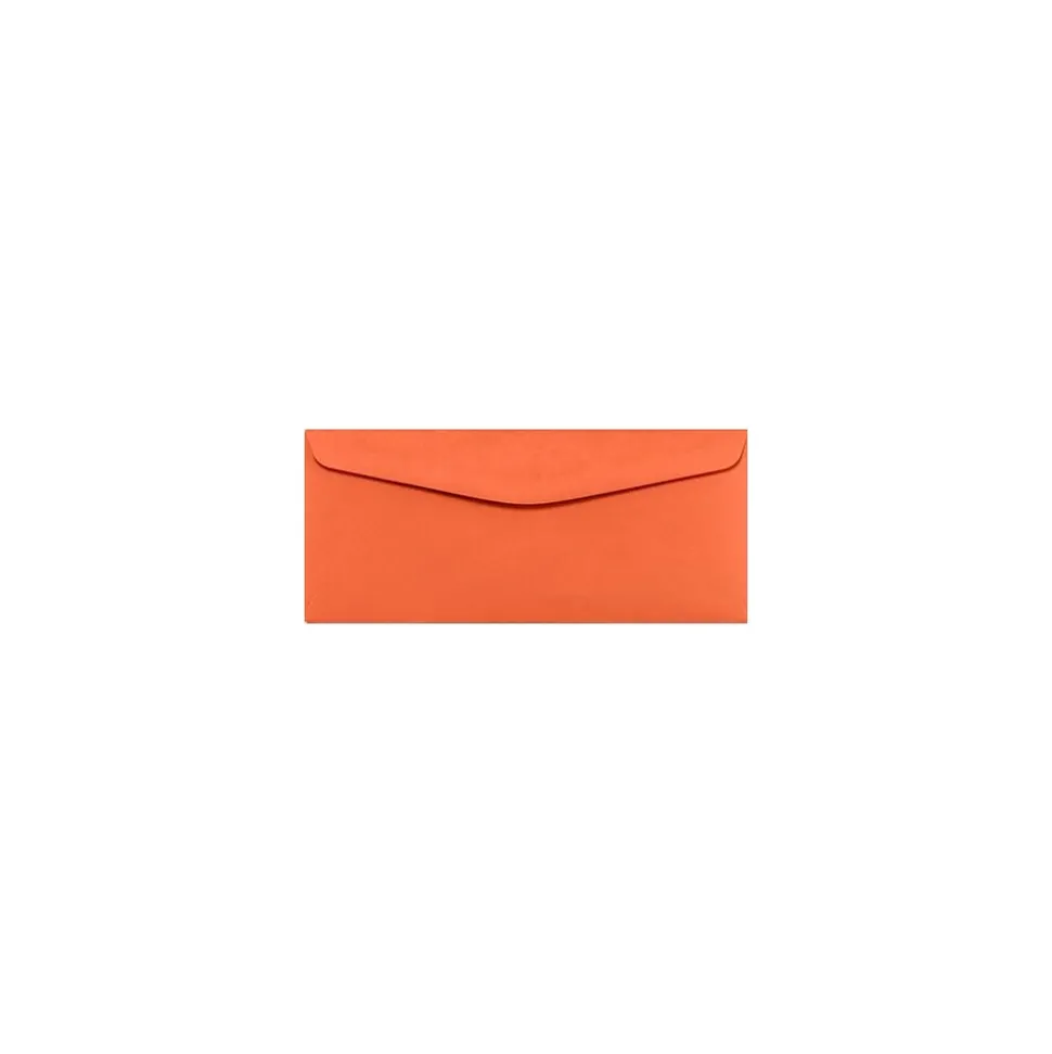 LUX #9 Regular Envelopes, 3 7/8" x 8 7/8", Bright Orange, 50 Qty (WS-2032-50)