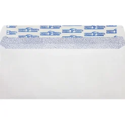 LUX #10 Regular Envelopes (4 1/8 x 9 1/2) 50/Pack, White w/ Sec Tint, P&S (75747-50)