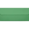 LUX #10 Square Flap Envelopes (4 1/8 x 9 1/2) 50/Pack, Holiday Green (LUX-4860-L17-50)
