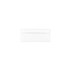LUX #10 Window Envelopes, 4 1/8" x 9 1/2", 24 lb. White, Machine Insertable, 250 Qty (28460-MI-250)