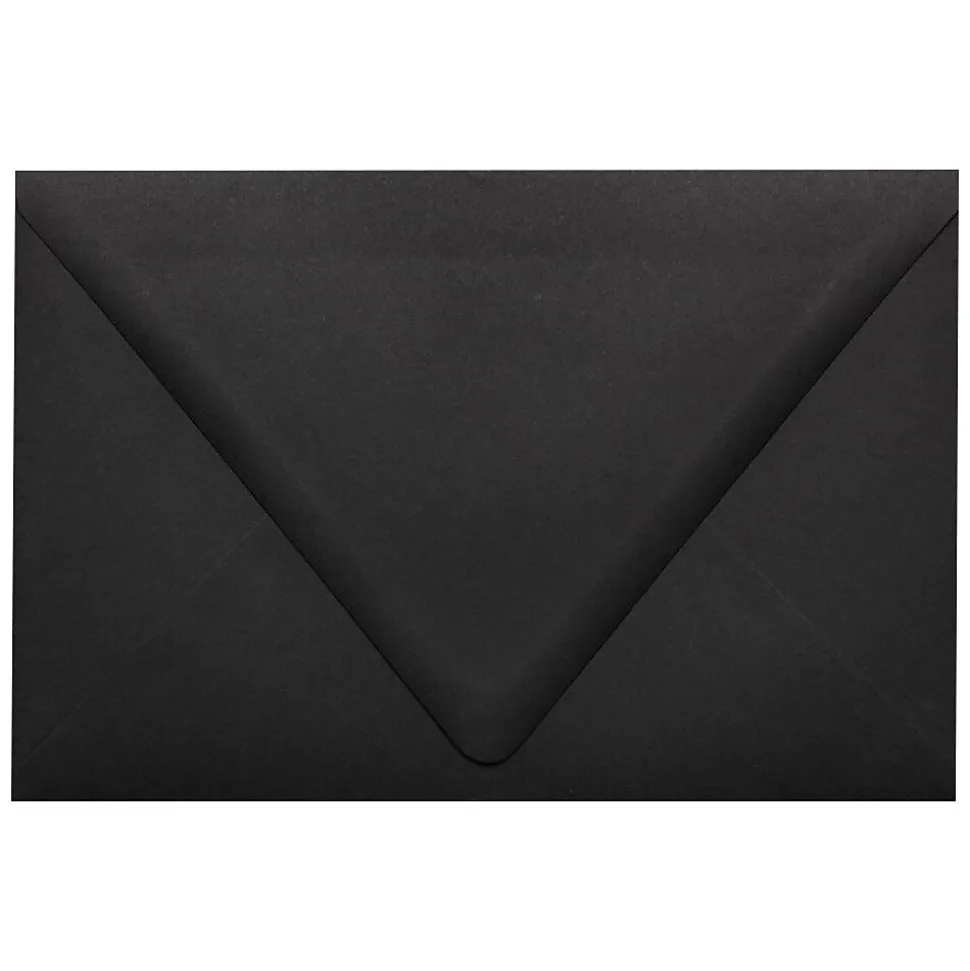 LUX 6 x 9 Booklet Contour Flap Envelopes 50/Pack, Midnight Black (1820-B-50)