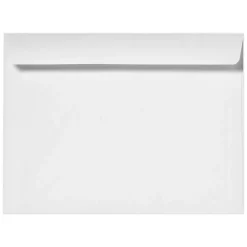 LUX 10 x 15 Booklet Envelopes 50/Pack, 28lb. Bright White (44410-50)