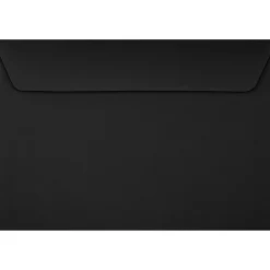 LUX 6 x 9 Booklet Envelopes 50/Pack, Midnight Black (F-4220-B-50)