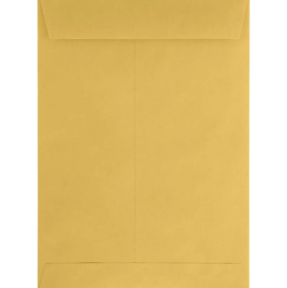 LUX 7" x 10" Kraft Open End - 24lb. Brown Kraft 250/Pack, 24lb. Brown Kraft (WS-4752-250)