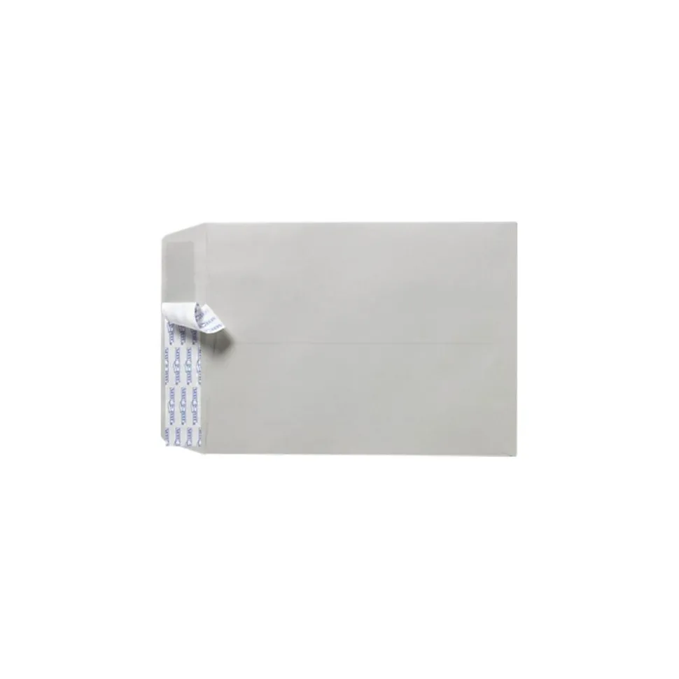 LUX 10 x 13 Kraft Open End Envelopes 50/Pack, Gray Kraft w/ Peel & Seel (75530-50)