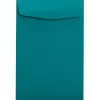 LUX 9" x 12" 70lbs. Open End Envelopes, Teal Blue, 50/Pack