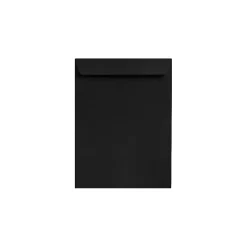 LUX 10" x 13" 80lbs. Square Flap Open End Envelopes, Black Linen, 50/Pack (4897-BLI-50)
