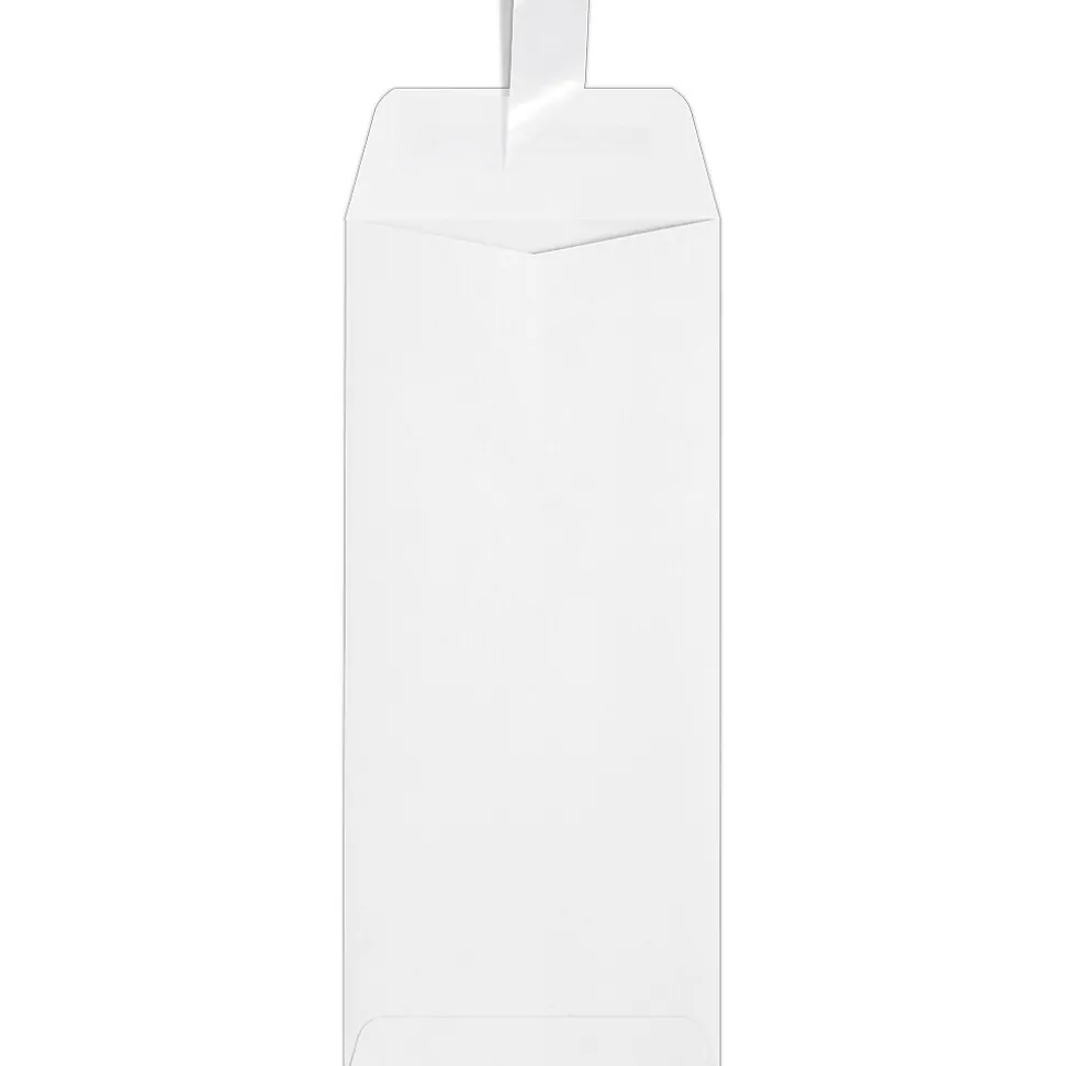 LUX 4 1/8"x9 1/2" Open End #10 Envelopes, Bright White, 500/BX (7535-500)